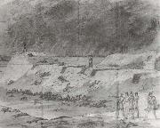 Frank Vizetelly The Appearance of the Ditch the Morning after the Assault on Fort Wagner,July 19